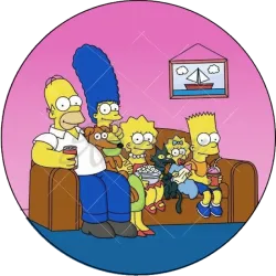 SIMPSONOVI růžový