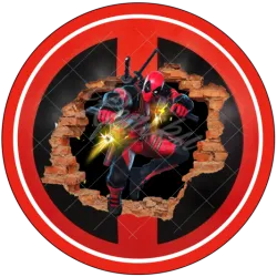 DEADPOOL díra ve znaku