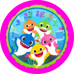 BABY SHARK růžový kruh