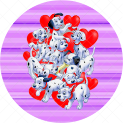 101 DALMATINŮ srdíčka